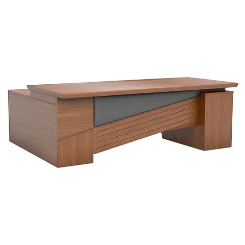 Senior Executive Table With Side Table & 2 Drawer