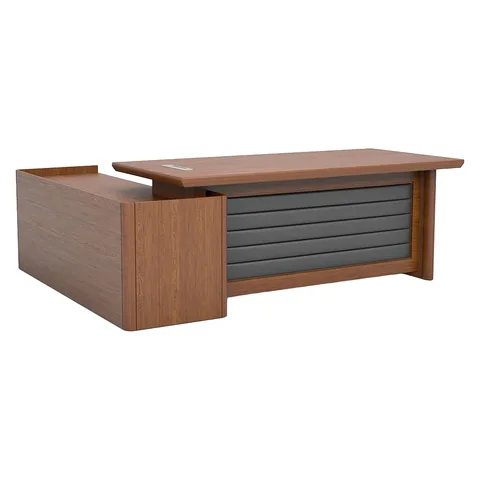 Senior Executive Table With Side Table