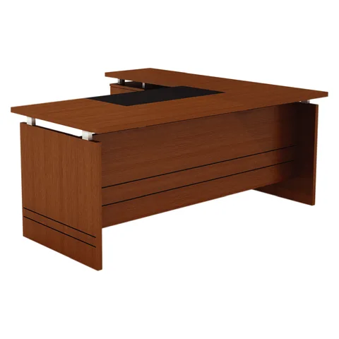Senior Executive Table With Side Table