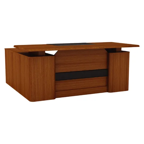 Senior Executive Table With Side Table & 3 Drawer