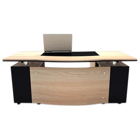 Senior Executive Table With Side Table & 3 Drawer