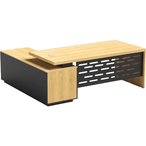 Senior Executive Table With Side Table